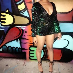 Sequin Romper